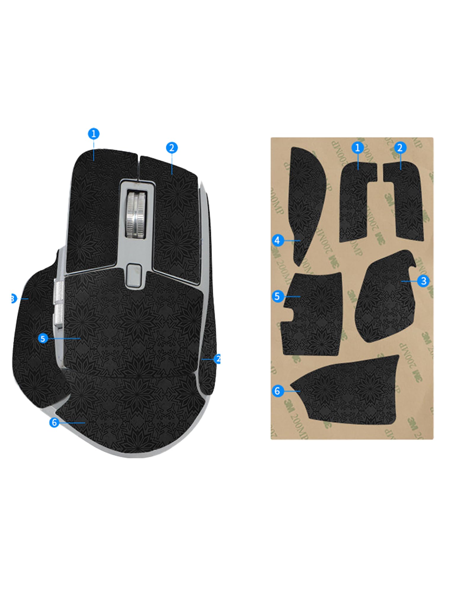ZORBES® Mouse Grip Tape Compatible with MX Master 3S ZORBES® Mouse Grip Tape Compatible with MX Master 3S
